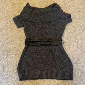 Guess Charcoal Cowl Neck Sweater